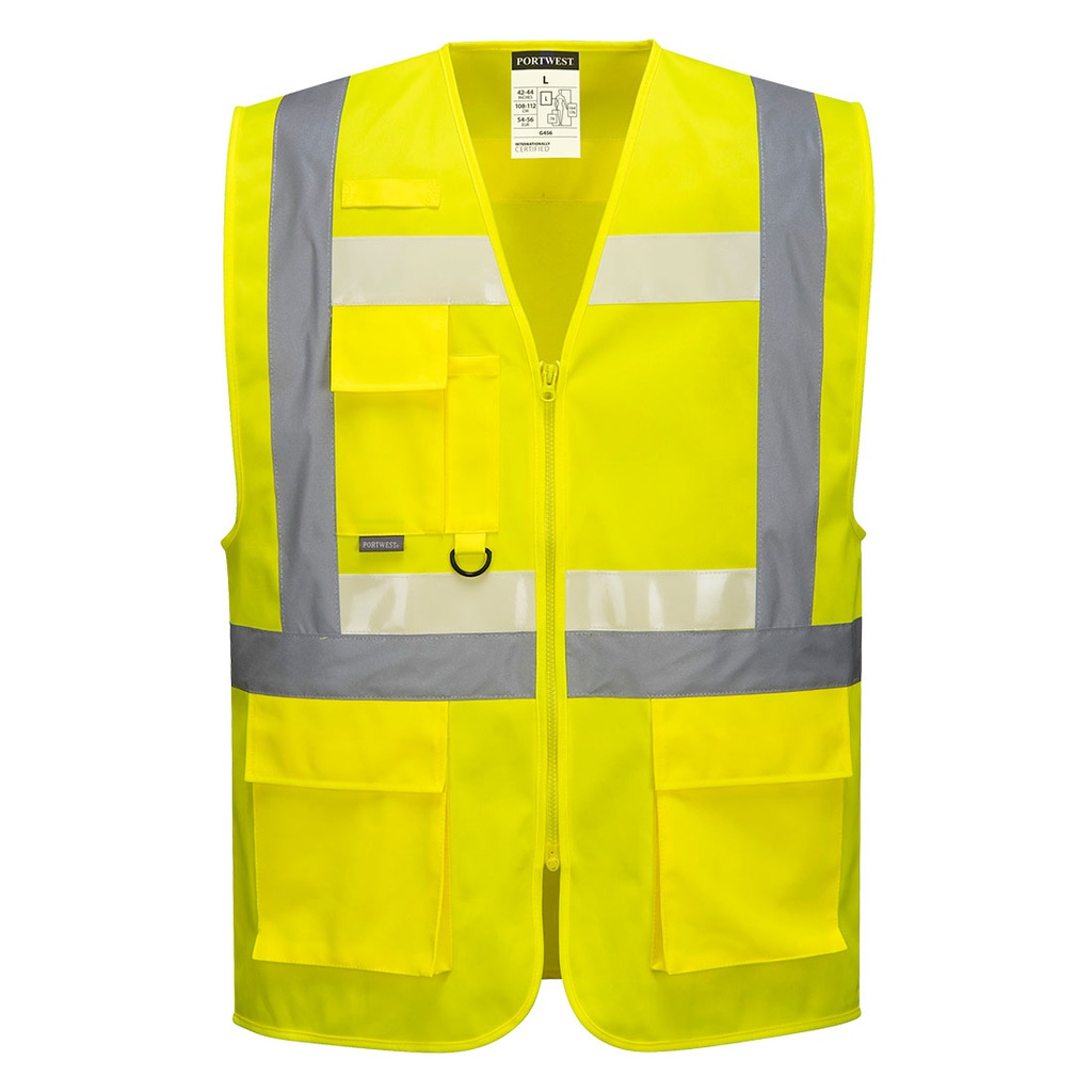 Portwest G456 Glowtex Ezee Zip Executive Vest