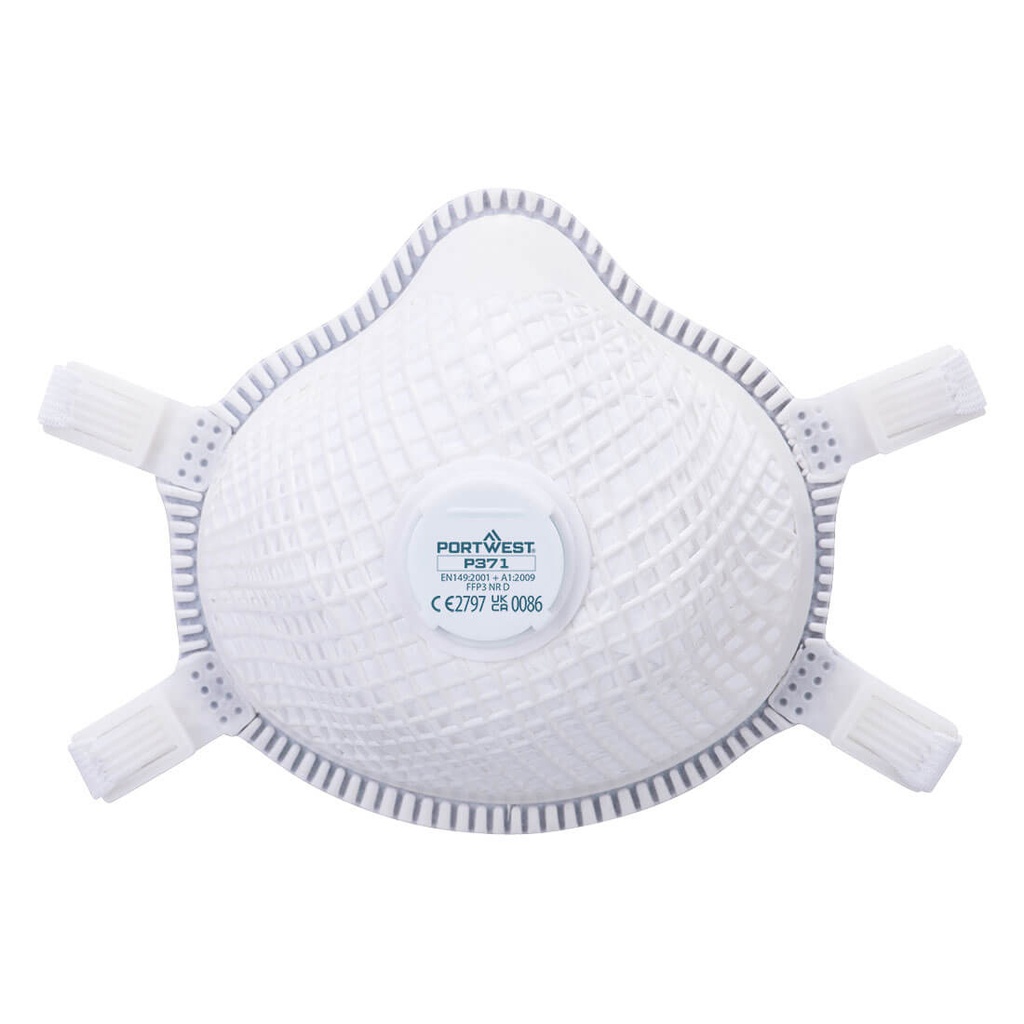 Portwest P371 ERGONET FFP3 Valved Dolomite Respirator (Pk5)