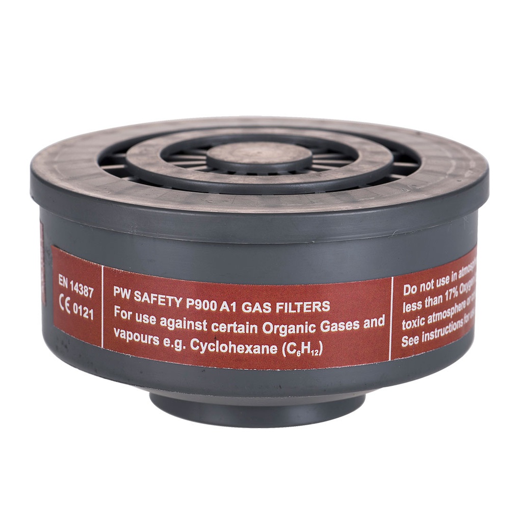 Portwest P900 A1 Gas Filter Special Thread Connection (Pk6)