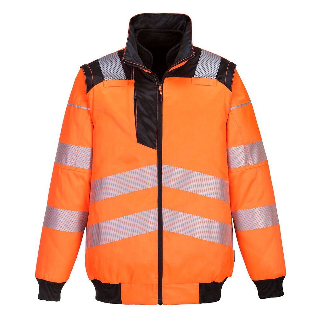 Portwest PW302 PW3 Hi-Vis 3-in-1 Pilot Jacket 