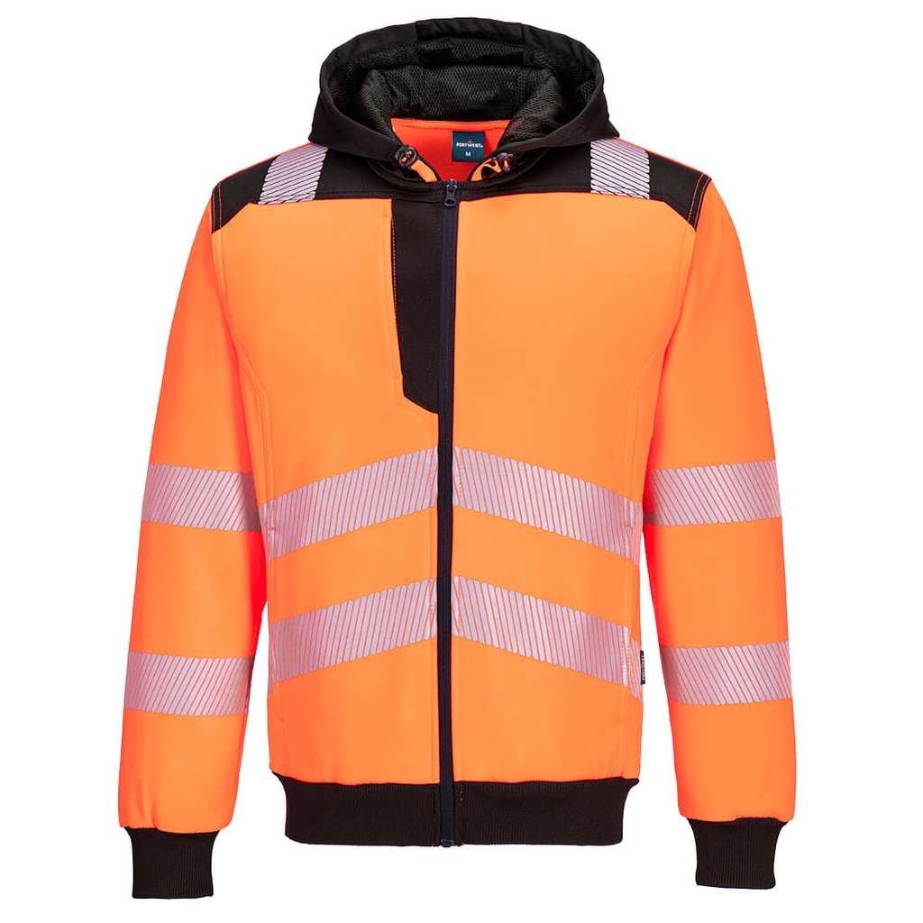 Portwest PW327 PW3 Hi-Vis Zip Hoodie 