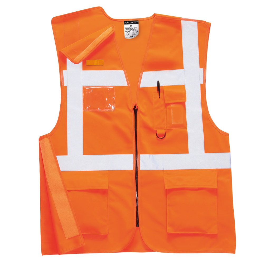 Portwest RT26 Hi-Vis Zip Executive Vest 