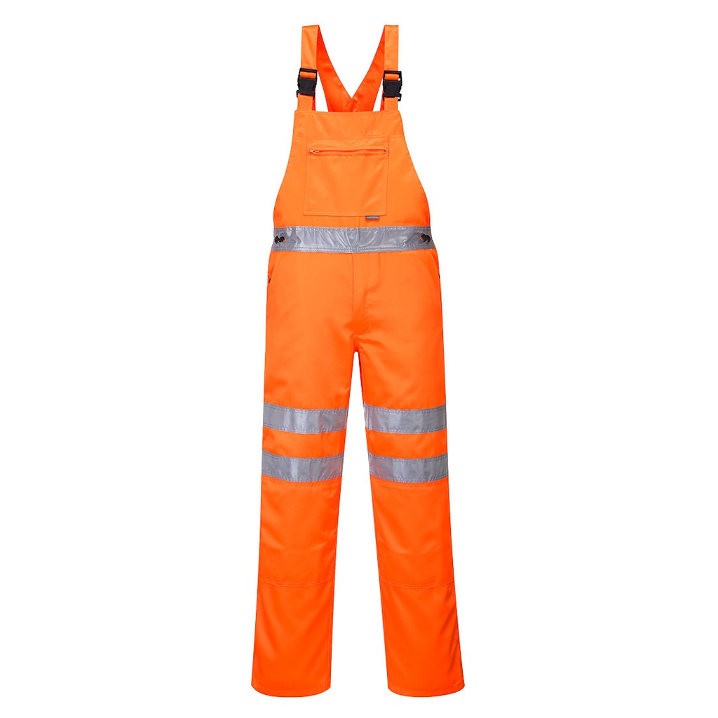 Portwest RT43 Hi-Vis Polycotton Service Bib and Brace