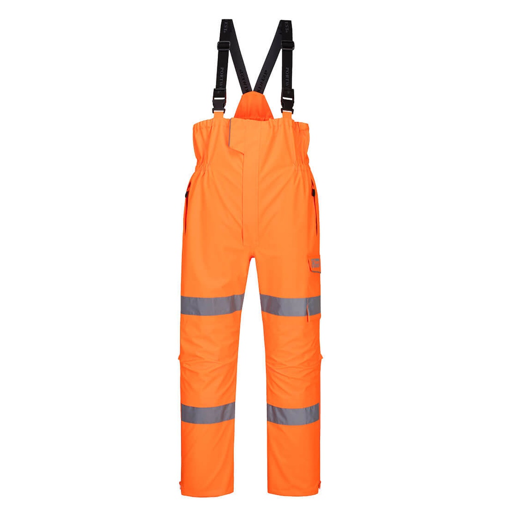 Portwest S594 Hi-Vis Extreme Rain Bib and Brace