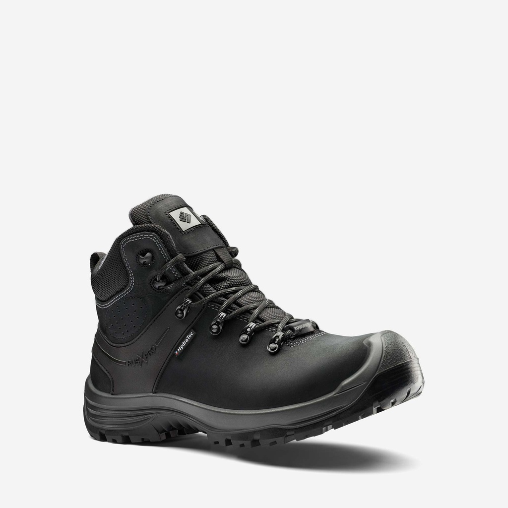 TOWORKFOR Hiker Black Black, lace high, S3