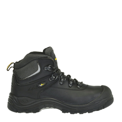 Walkmate Amsterdam Black, half-height lace, S3