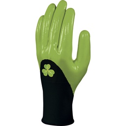 DPVE715 POLYESTER KNITTED GLOVE - NITRILE COATING ON PALM FINGERS AND HALF BACK 