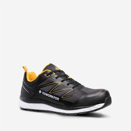TOWORKFOR Warmup Yellow Black/Yellow/White, lace low, ESD, S3