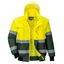 Portwest C565 Hi-Vis 3-in-1 X Back Contrast Bomber Jacket 