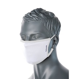 [CV33WHR] Portwest CV33 3-Ply Anti-Microbial Fabric Face Mask (Pk25)