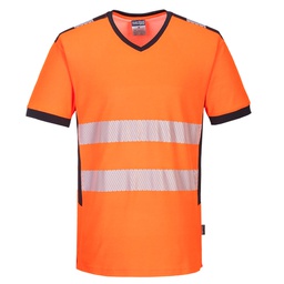 Portwest PW310 PW3 Hi-Vis V-Neck Mesh Insert T-Shirt S/S 