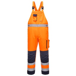 Portwest TX52 Dijon Hi-Vis Contrast Work Bib and Brace